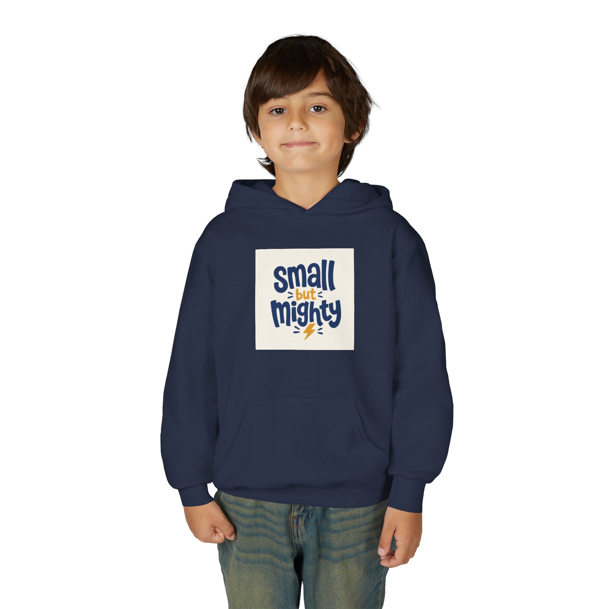 Small But Mighty Kids Hoodie from the Nureli collection, view 51