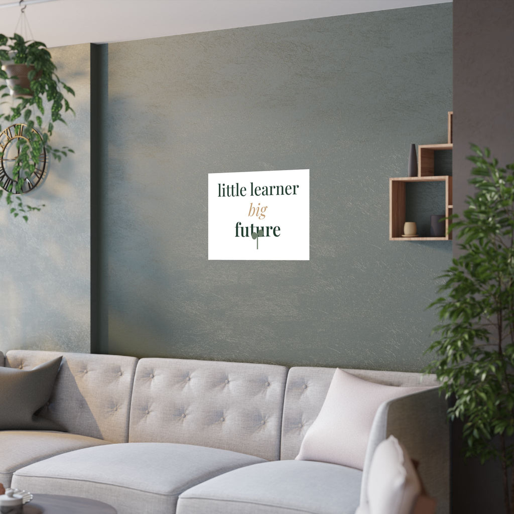 Little learner, big future Art Print