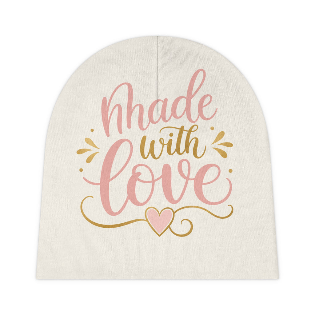 Made With Love baby beanie hat for newborns by Nureli Kids