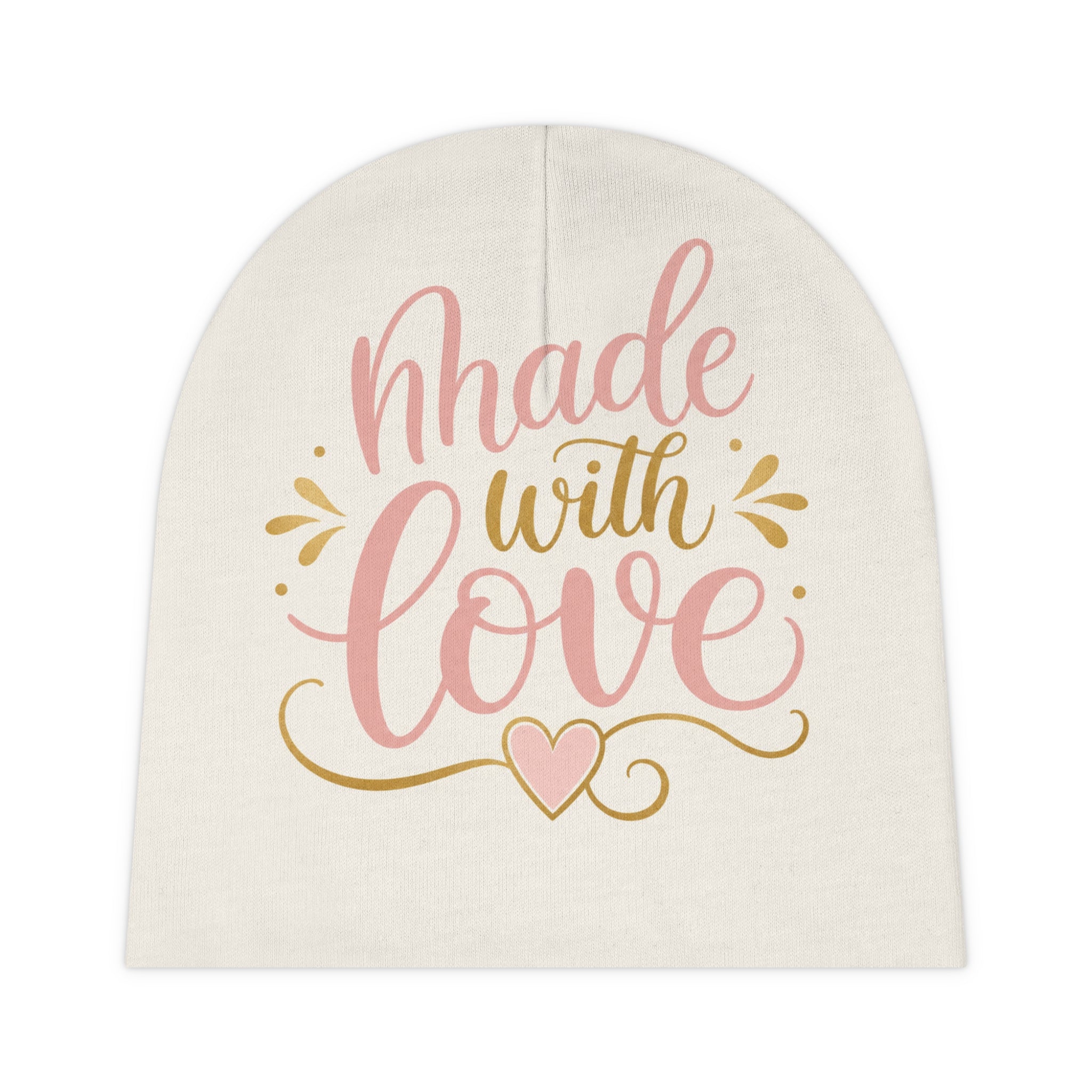 Made With Love baby beanie hat for newborns by Nureli Kids