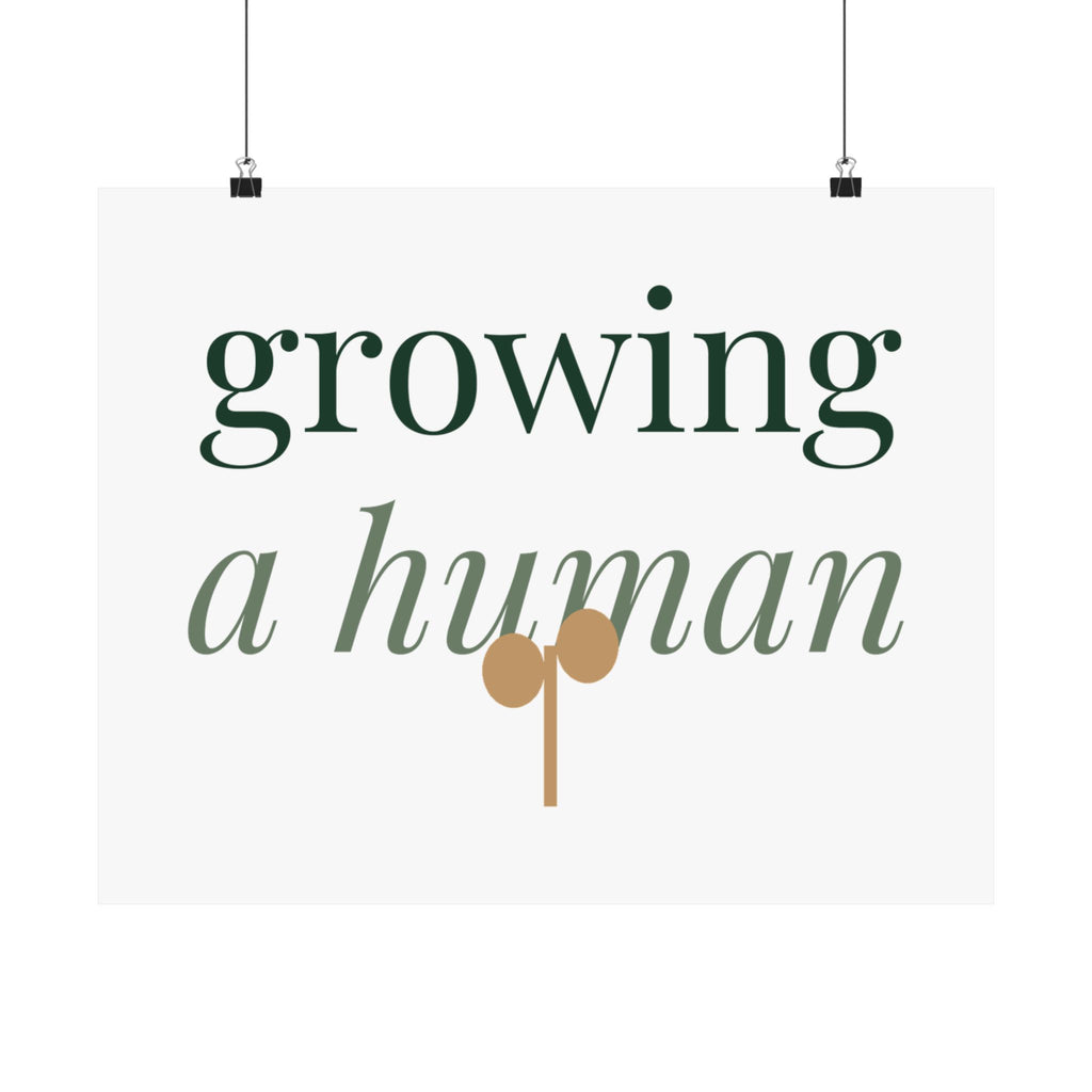 Growing a human Art Print