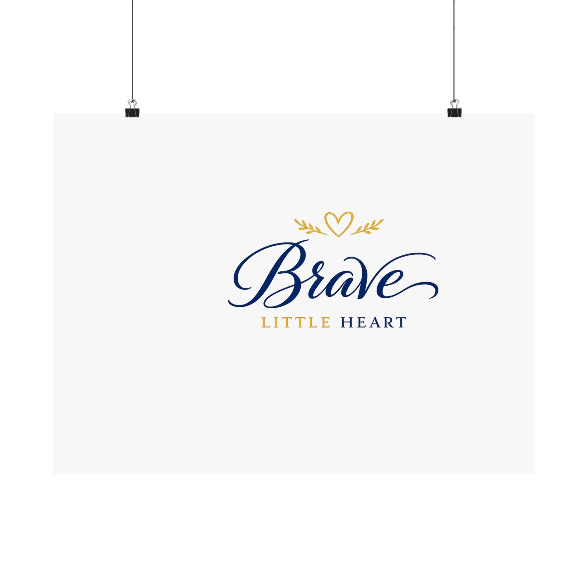 Brave Little Heart Art Print