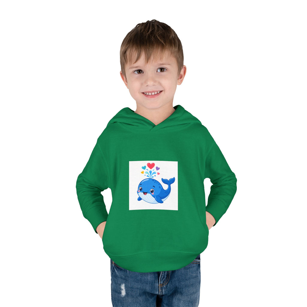 Happy Whale Toddler Hoodie — Nureli Kids