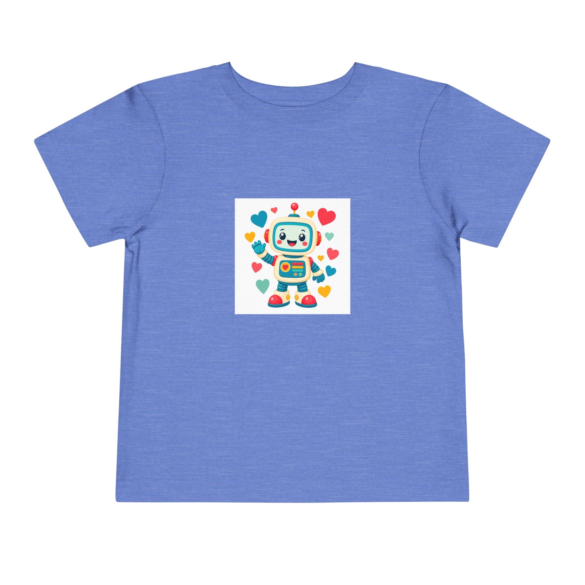 Beep Boop Robot soft toddler tee from the Nureli collection, view 11