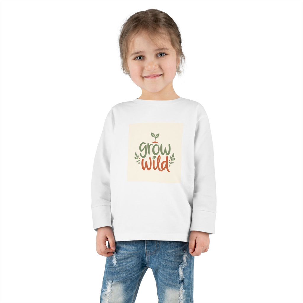 Grow Wild kids long-sleeve tee from the Nureli collection, view 11