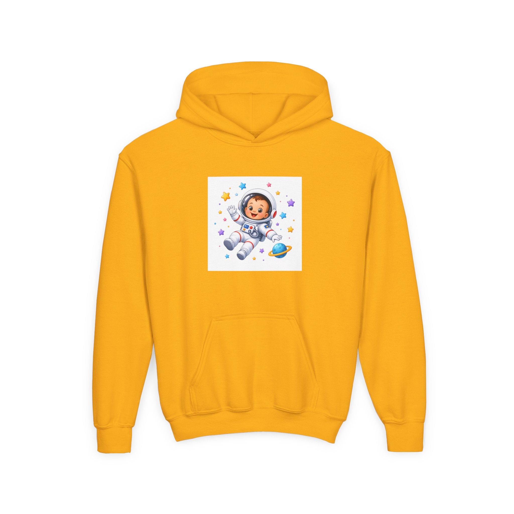 Little Astronaut soft toddler hoodie from the Nureli collection, view 4