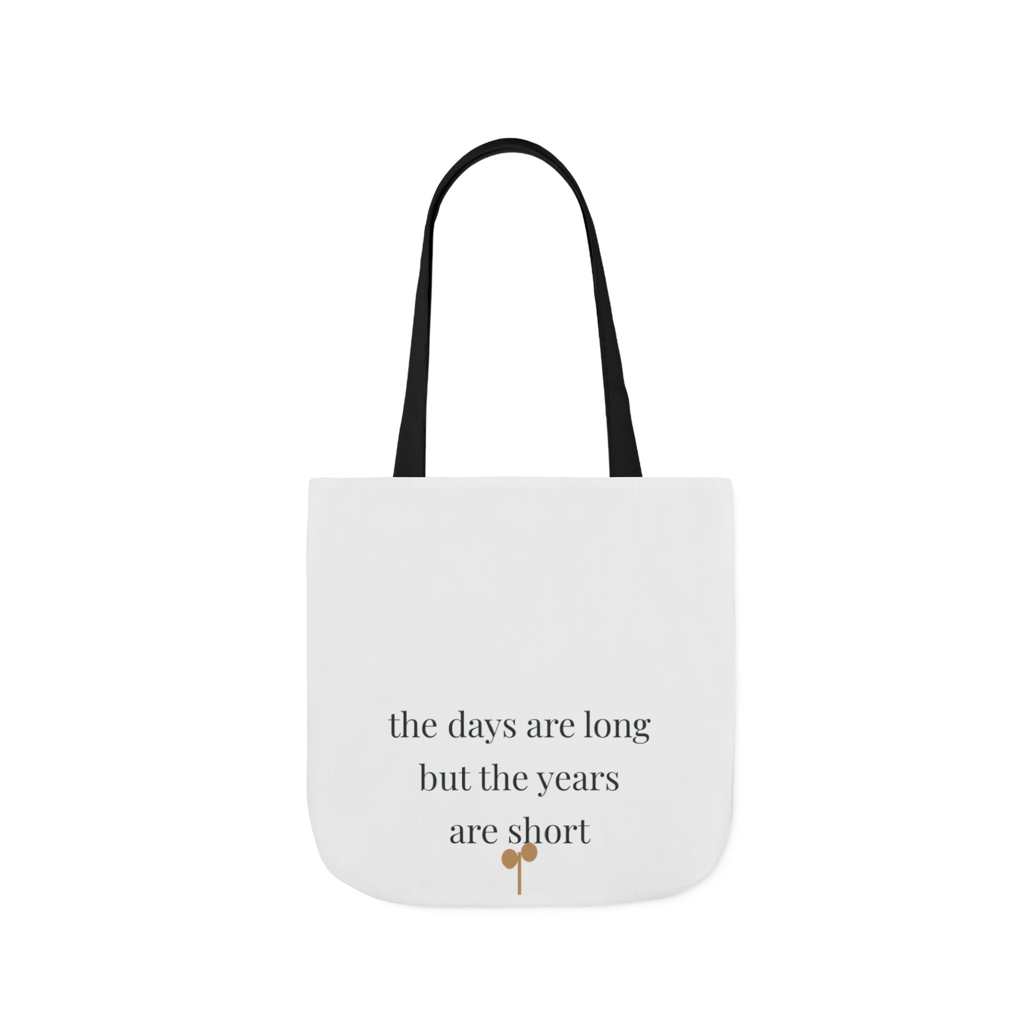 The days are long but the years are short Tote canvas tote bag from the Nureli collection, view 7