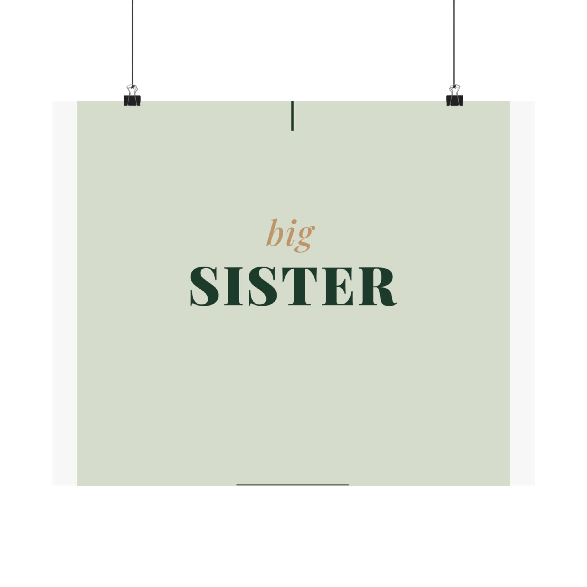 Big Sister Art Print