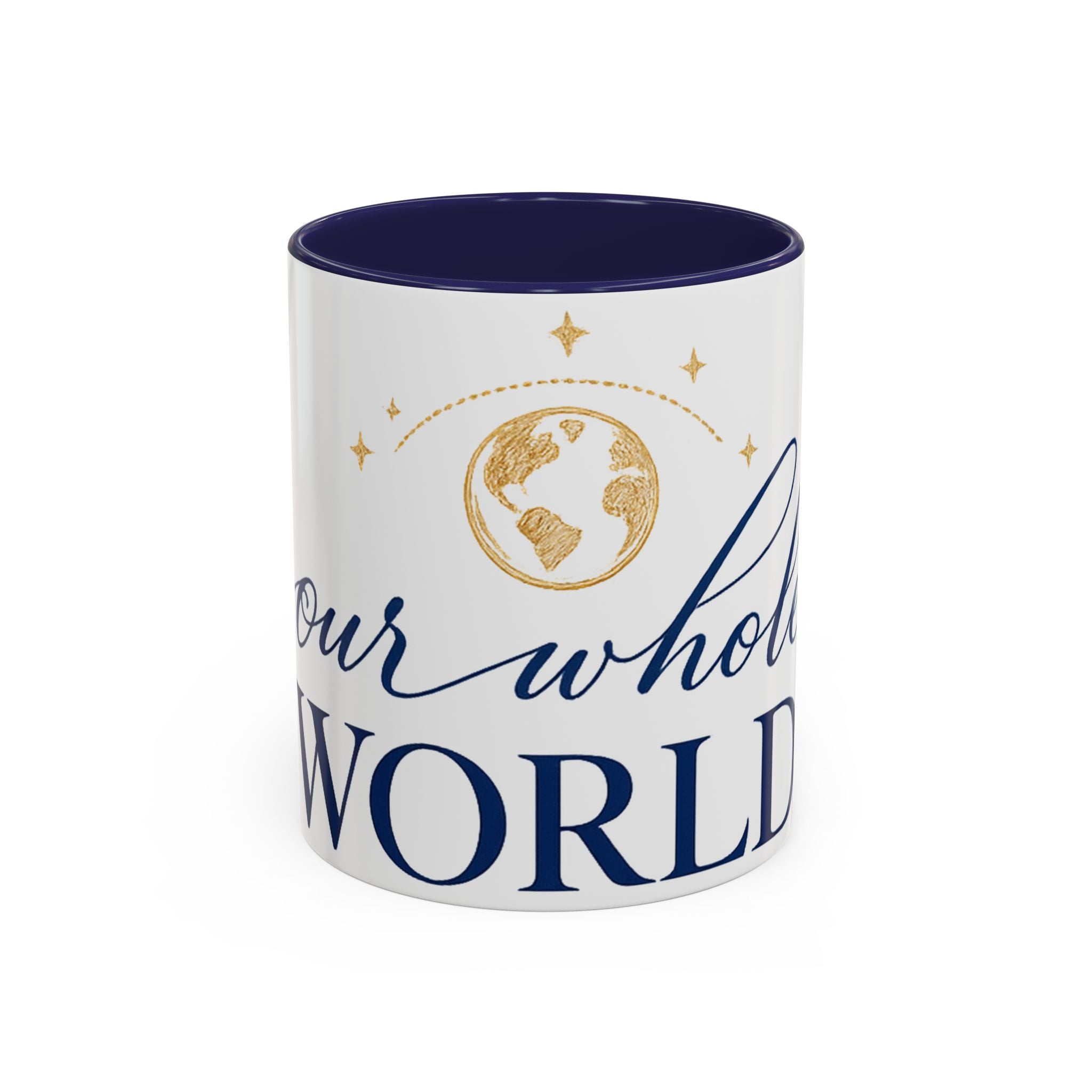Our Whole World ceramic coffee mug from the Nureli collection, view 2