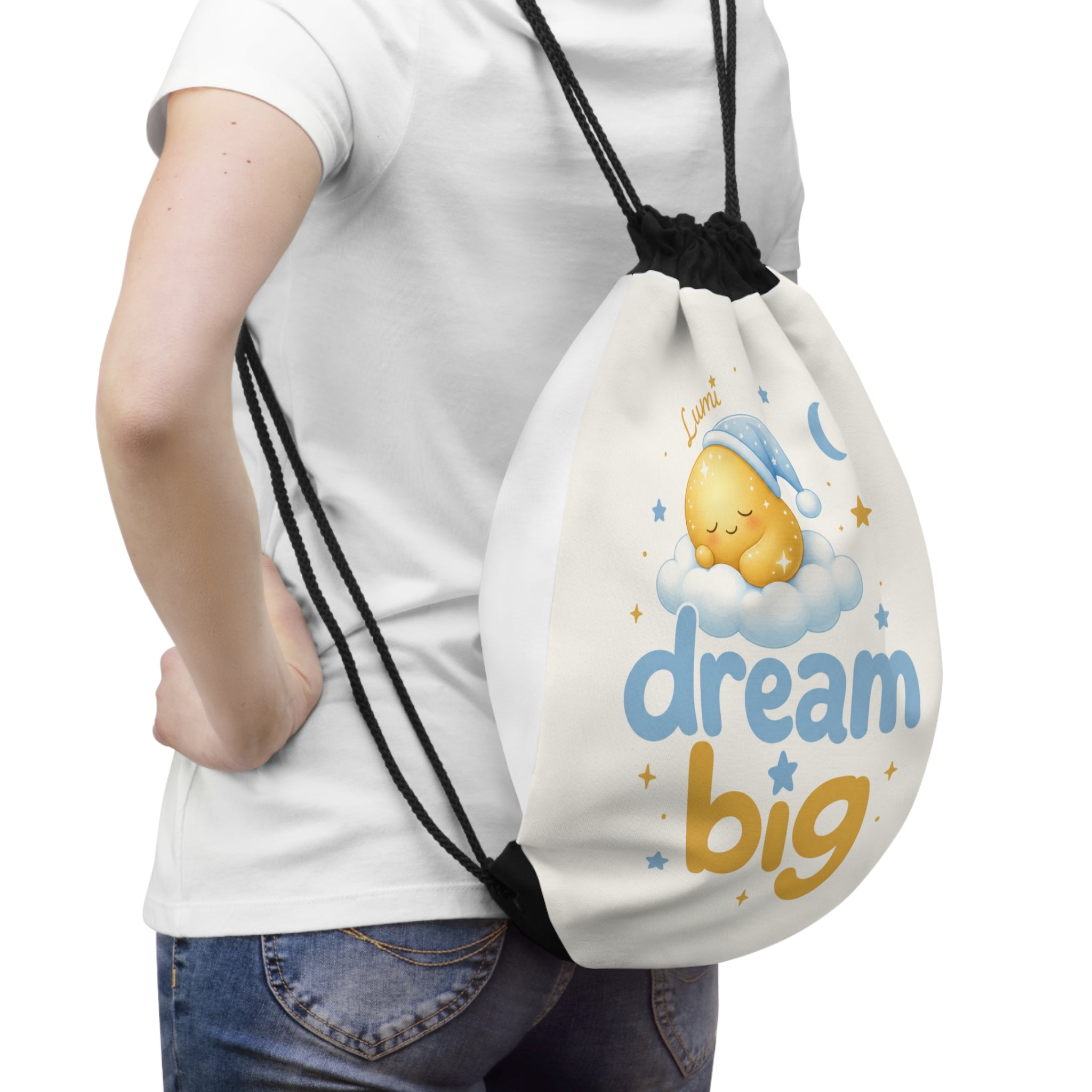 Dream Big Kids Drawstring Bag - Nureli Kids