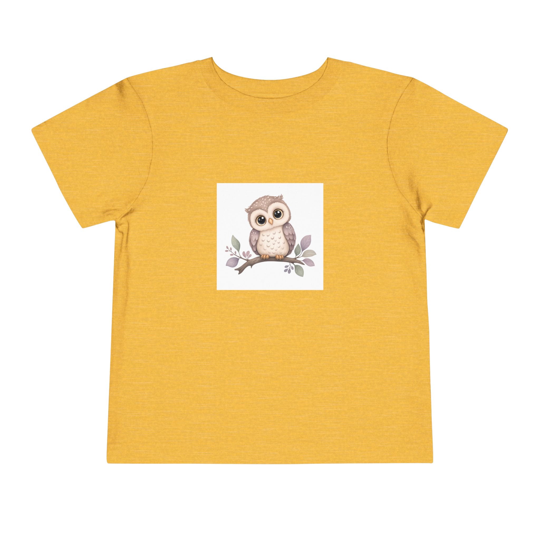 Wise Little Owl soft toddler tee from the Nureli collection, view 8