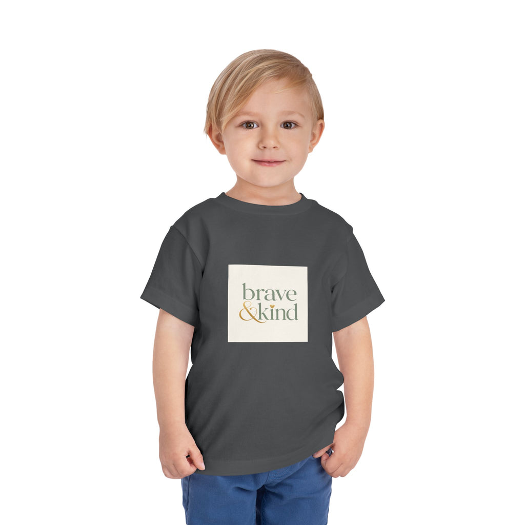 Brave And Kind Toddler T-Shirt - Nureli Kids