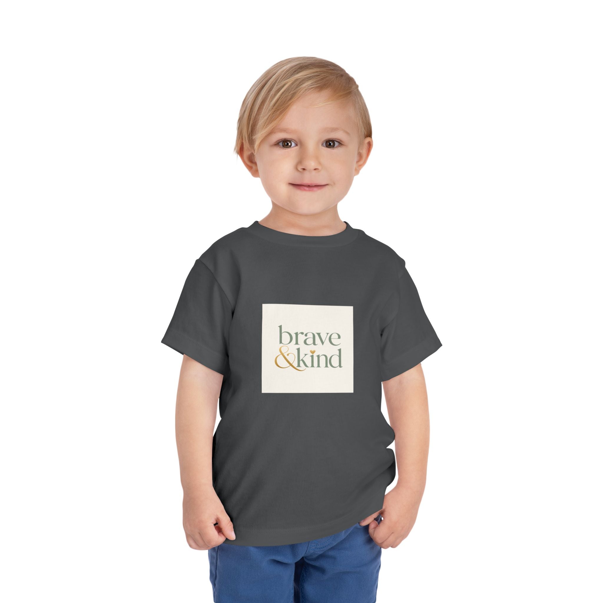 Brave And Kind Toddler T-Shirt - Nureli Kids