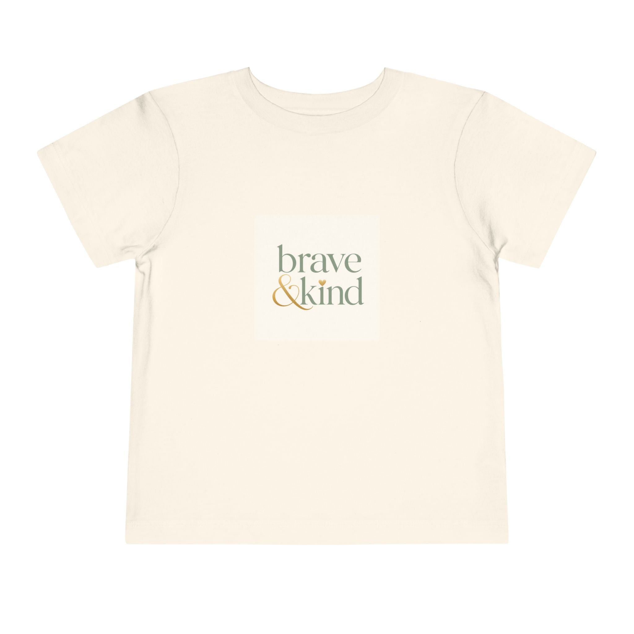 Brave And Kind soft toddler tee from the Nureli collection, view 4