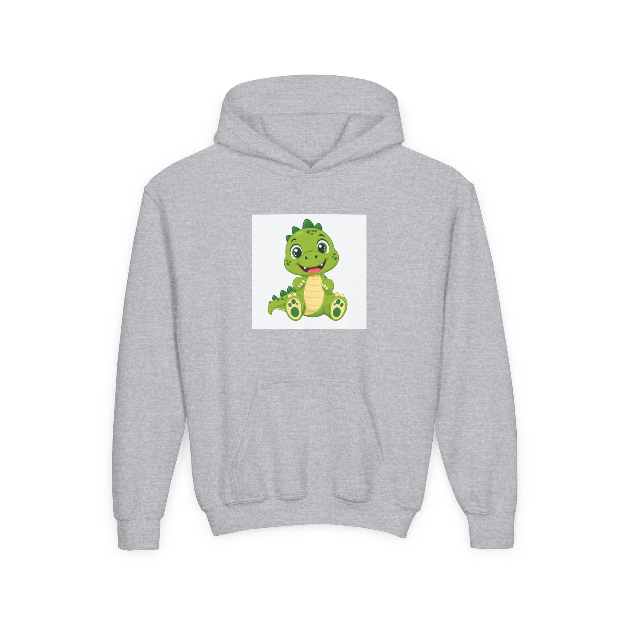 Dino soft toddler hoodie from the Nureli collection, view 3