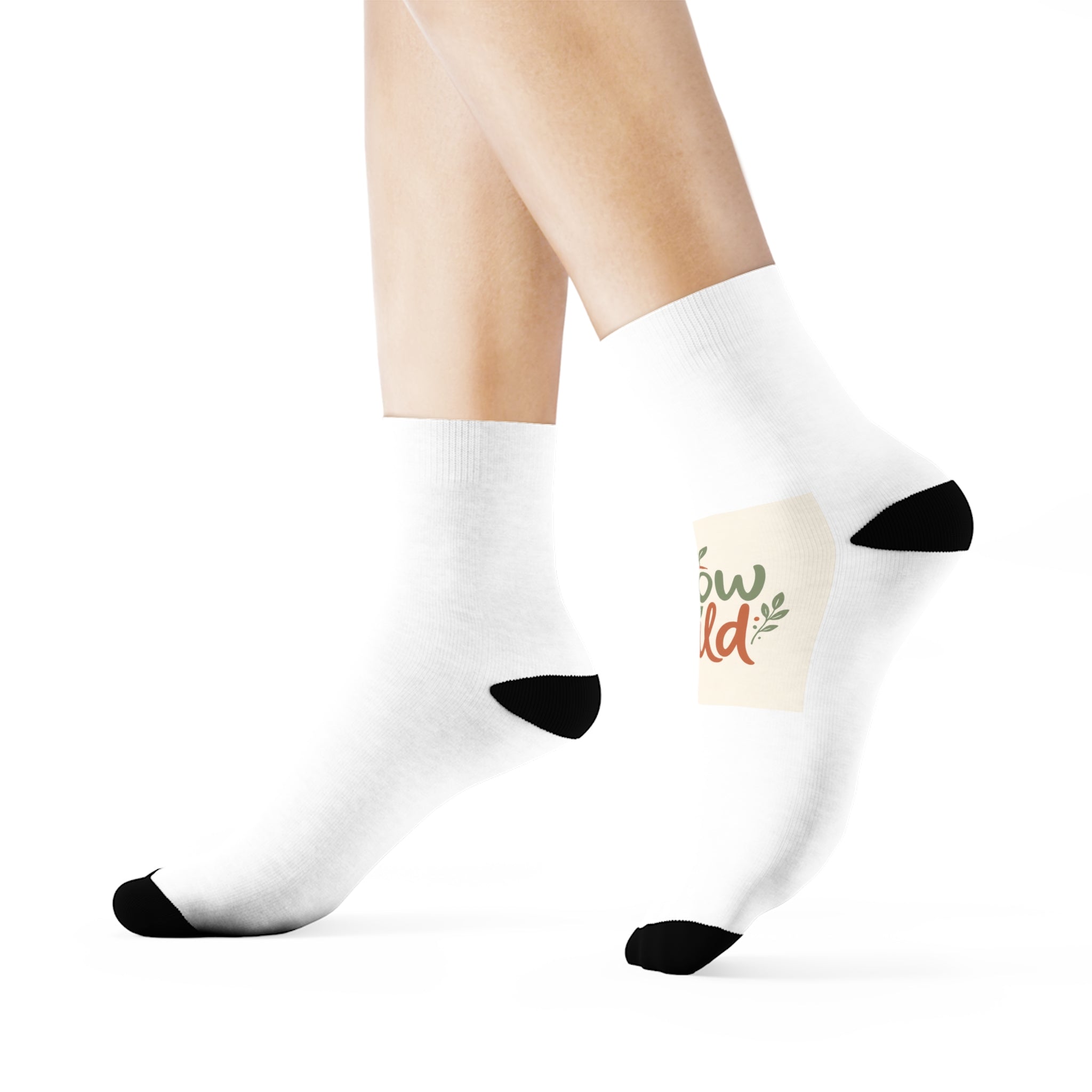 Grow Wild kids crew socks from the Nureli collection, view 5