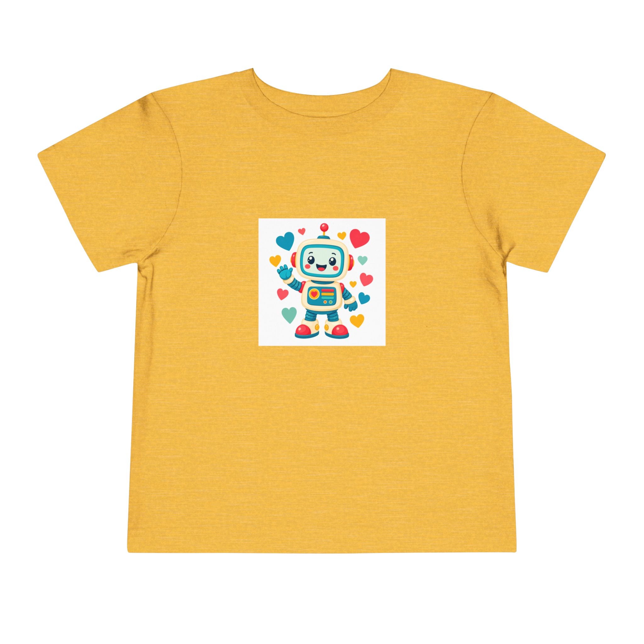 Beep Boop Robot soft toddler tee from the Nureli collection, view 8