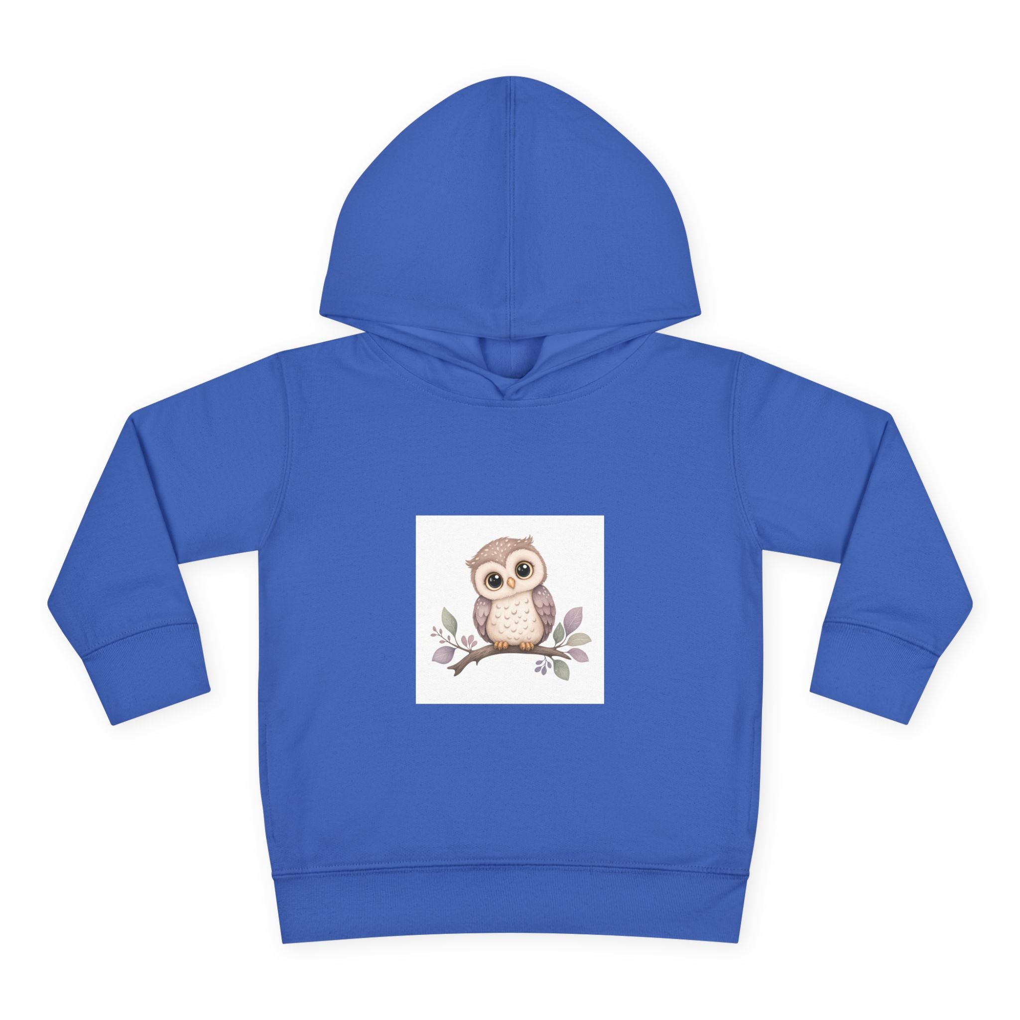 Wise Little Owl soft toddler hoodie from the Nureli collection, view 5