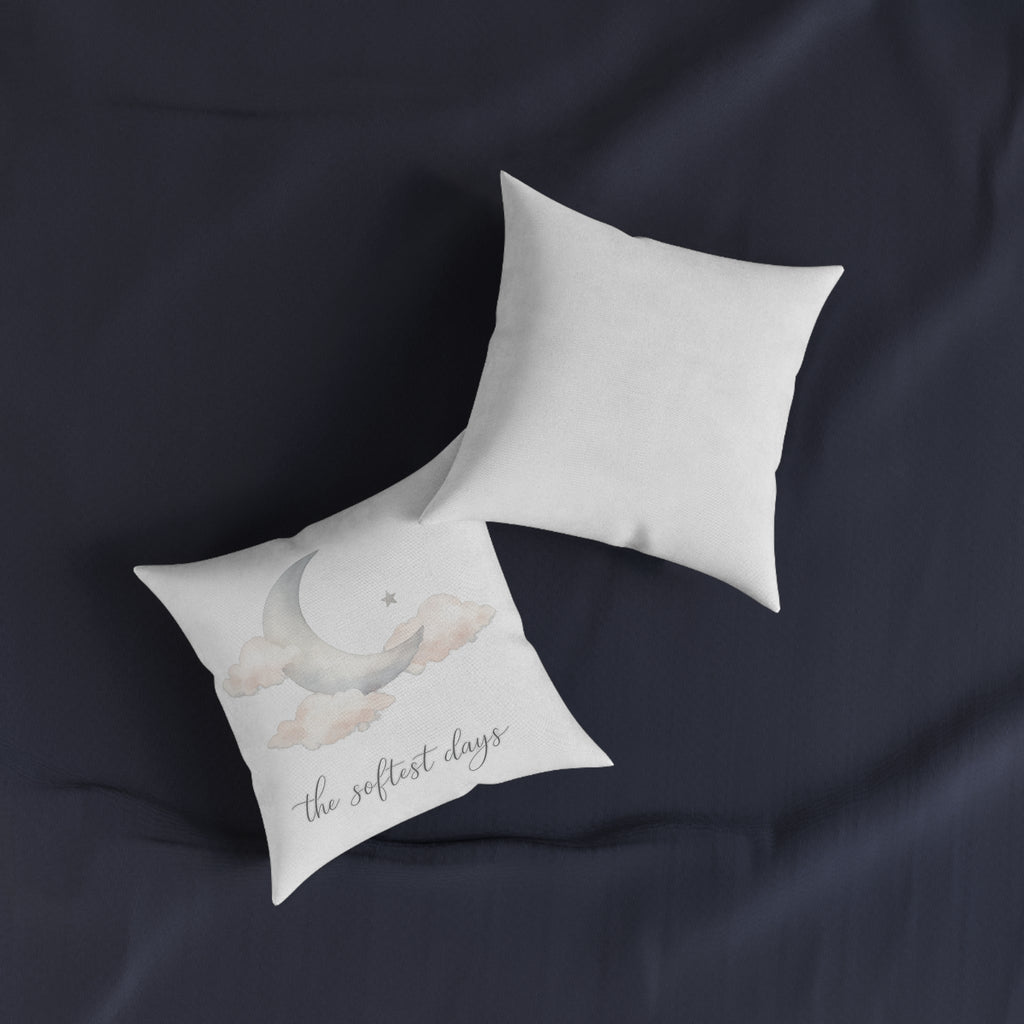 The Softest Days Throw Pillow