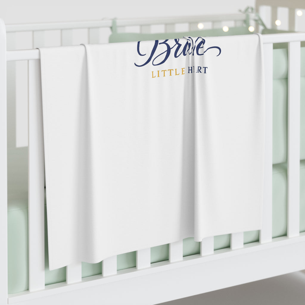 Brave Little Heart Swaddle Blanket