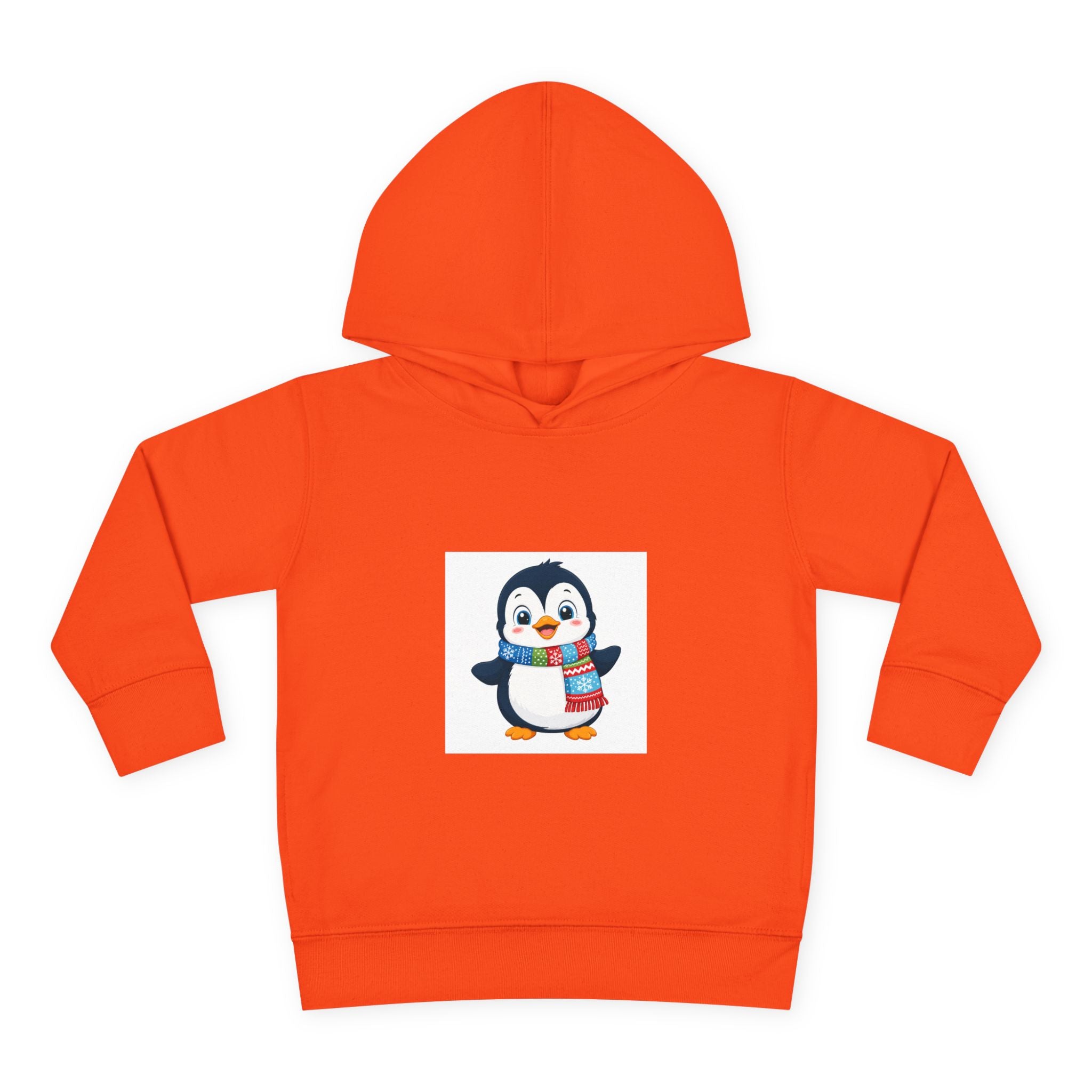 Waddle Penguin soft toddler hoodie from the Nureli collection, view 2
