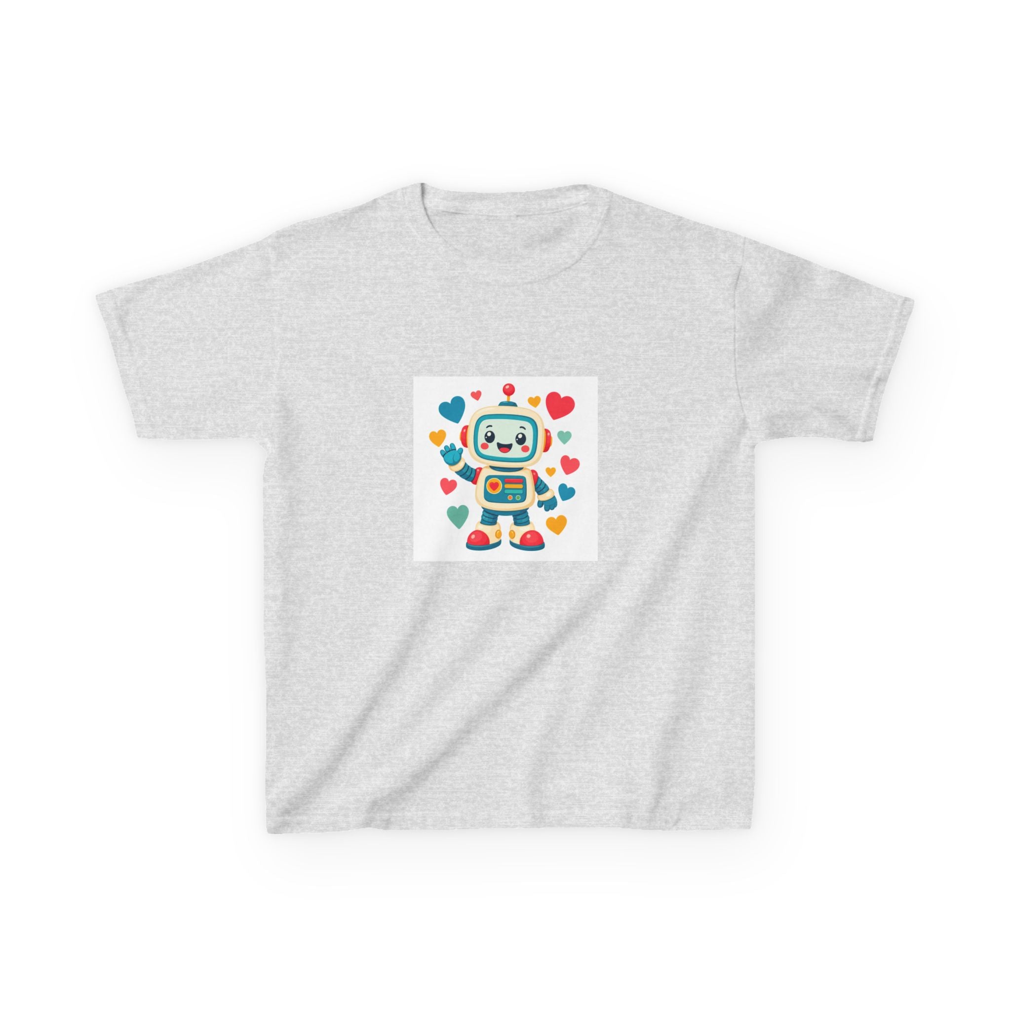 Beep Boop Robot soft kids tee from the Nureli collection, view 2