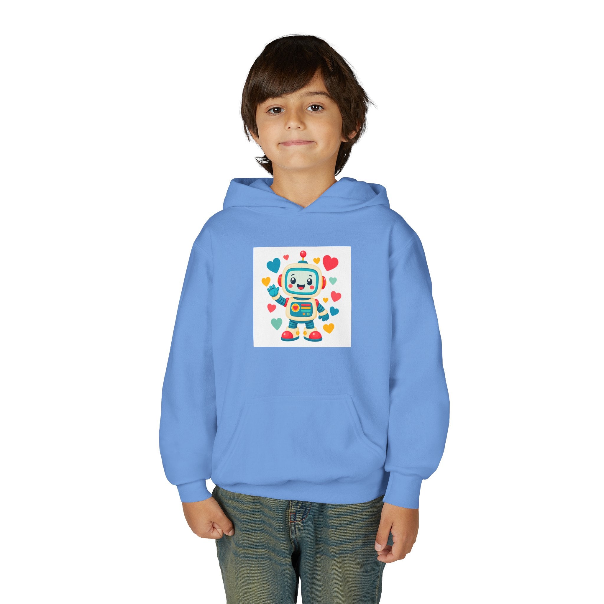 Beep Boop Robot Kids Hoodie — Nureli Kids
