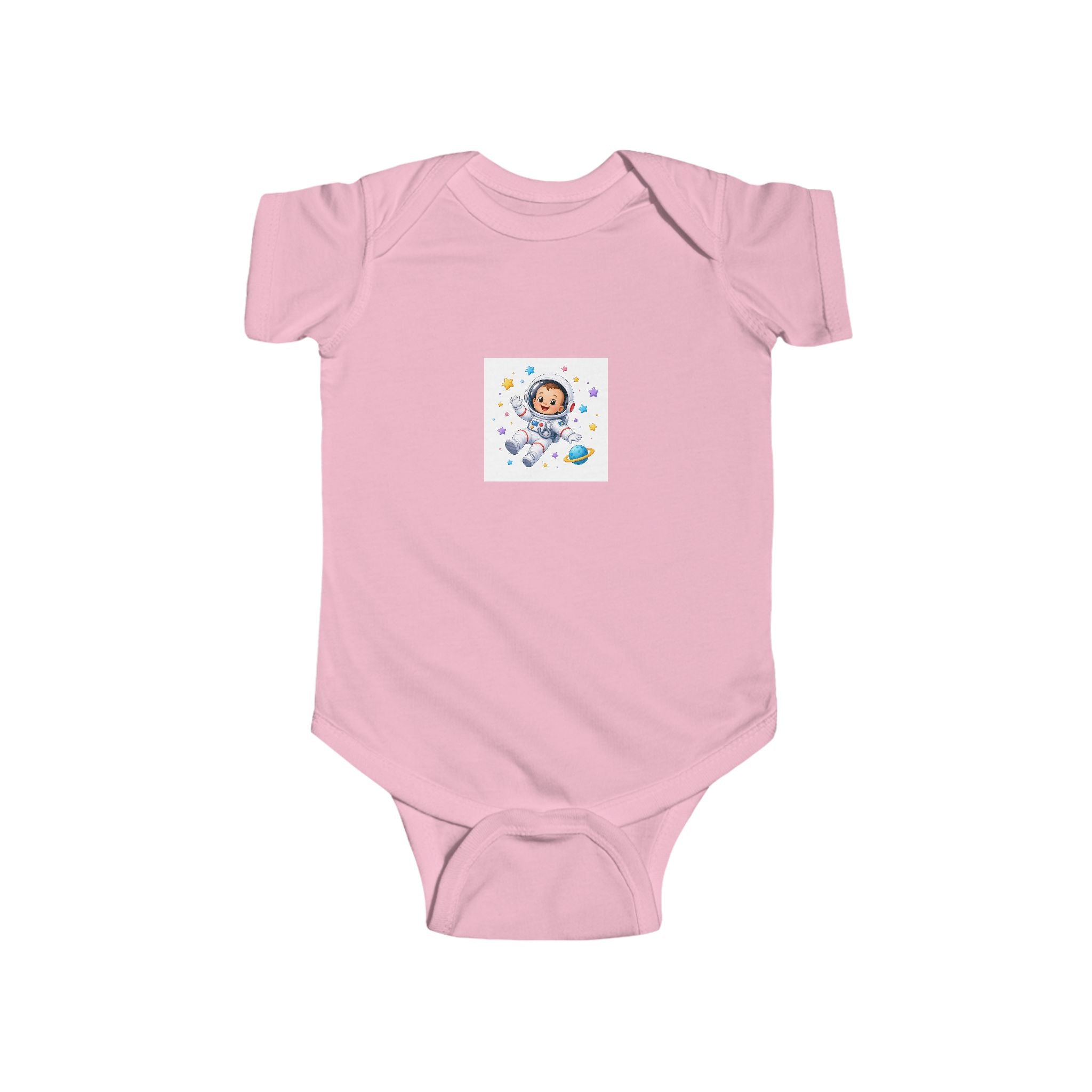 Little Astronaut soft baby bodysuit from the Nureli collection, view 11