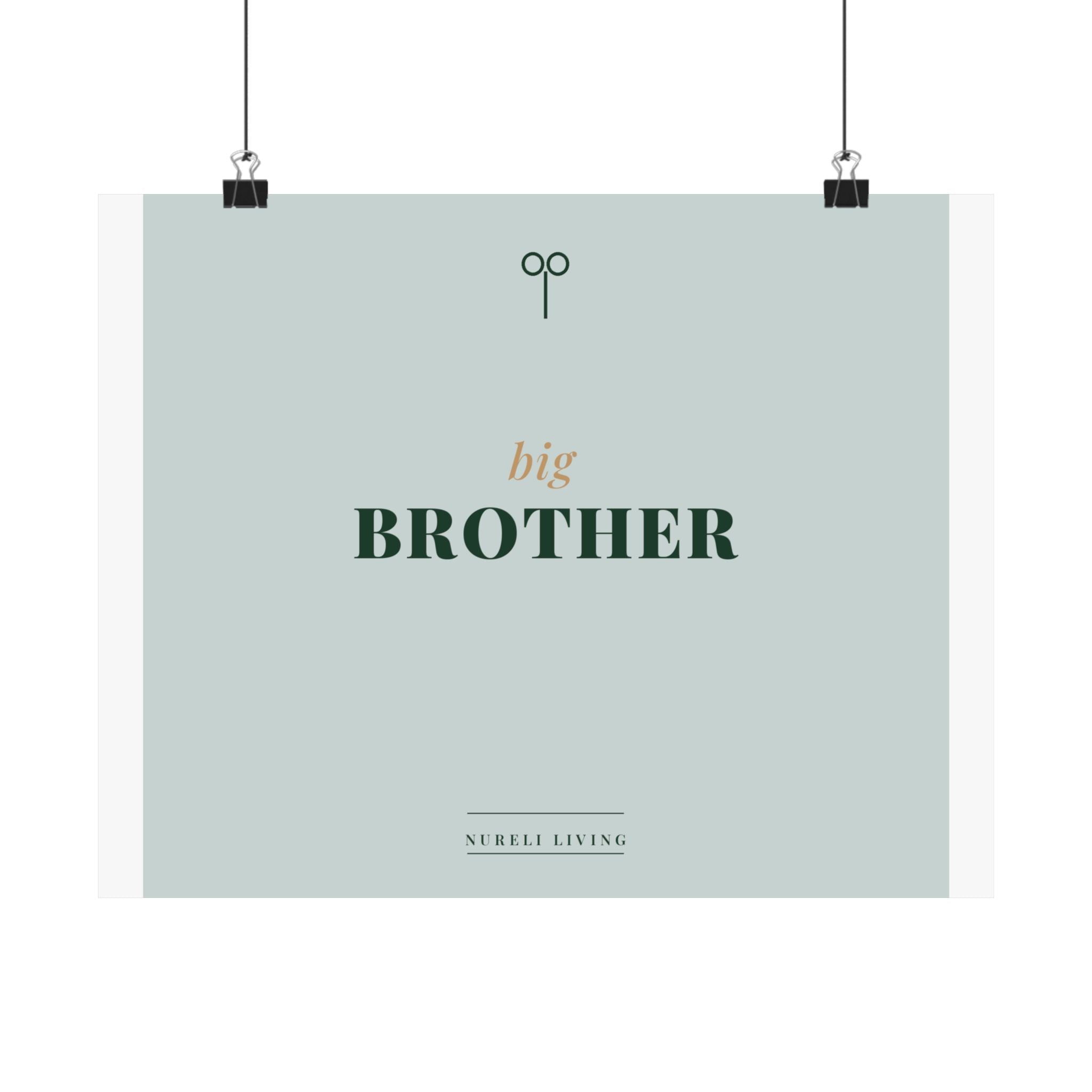 Big Brother Art Print