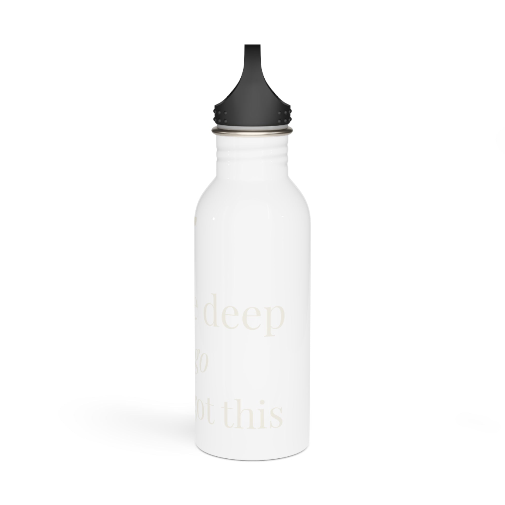 Breathe deep, let go, you've got this Water Bottle