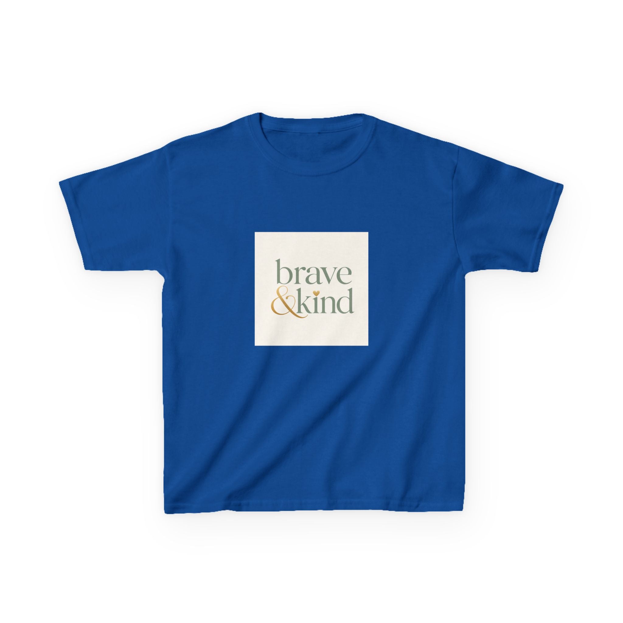 Brave And Kind soft kids tee from the Nureli collection, view 9