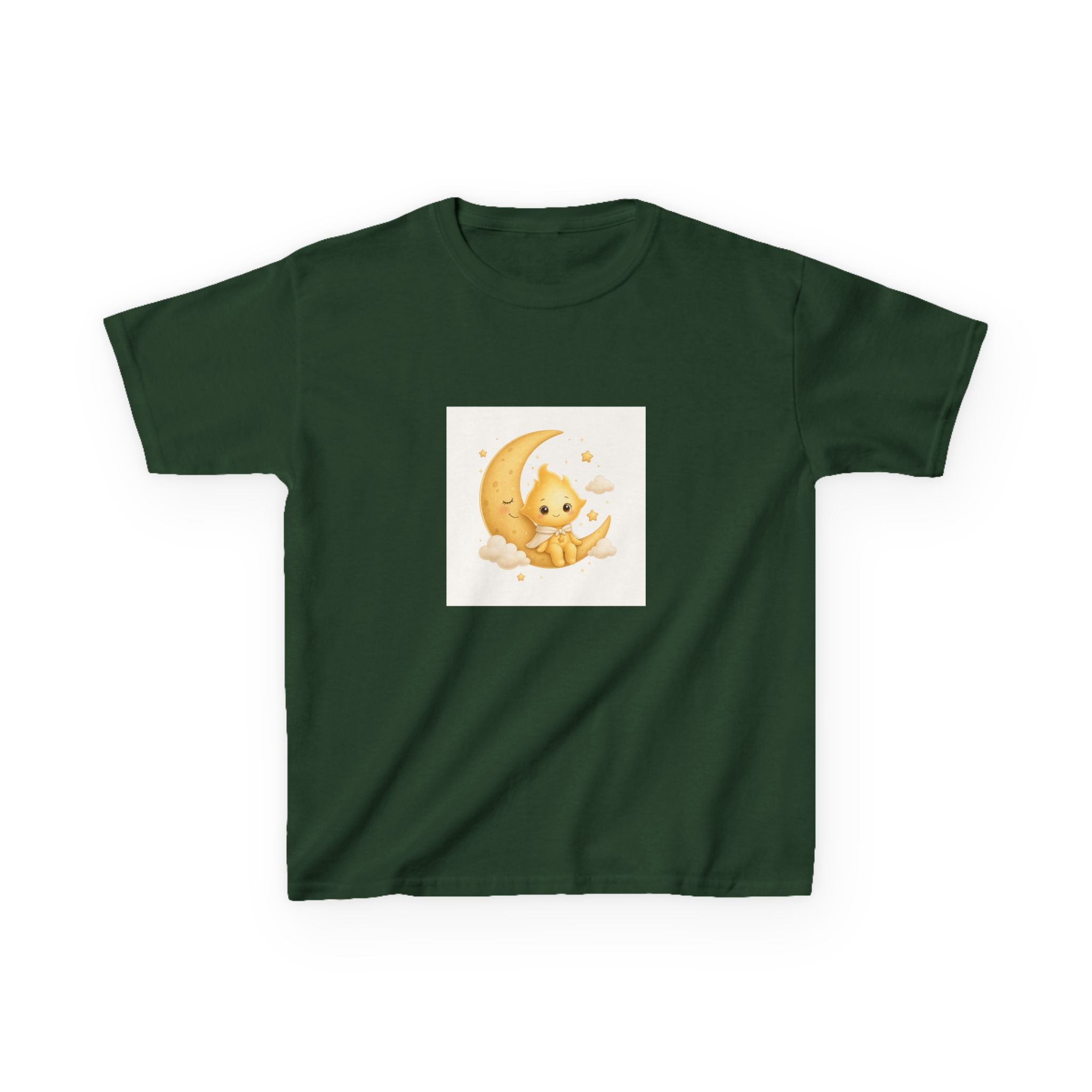 Lumi on the Moon soft kids tee from the Nureli collection, view 6