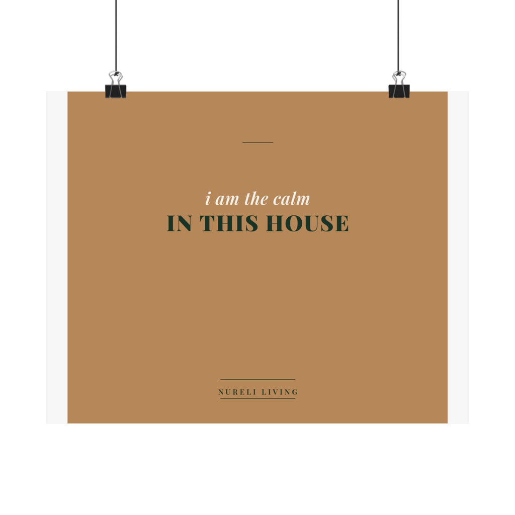 The Calm In This House Art Print