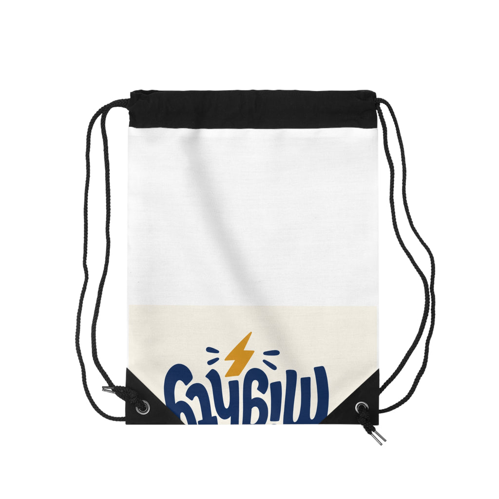 Small But Mighty Kids Drawstring Bag from the Nureli collection, view 2