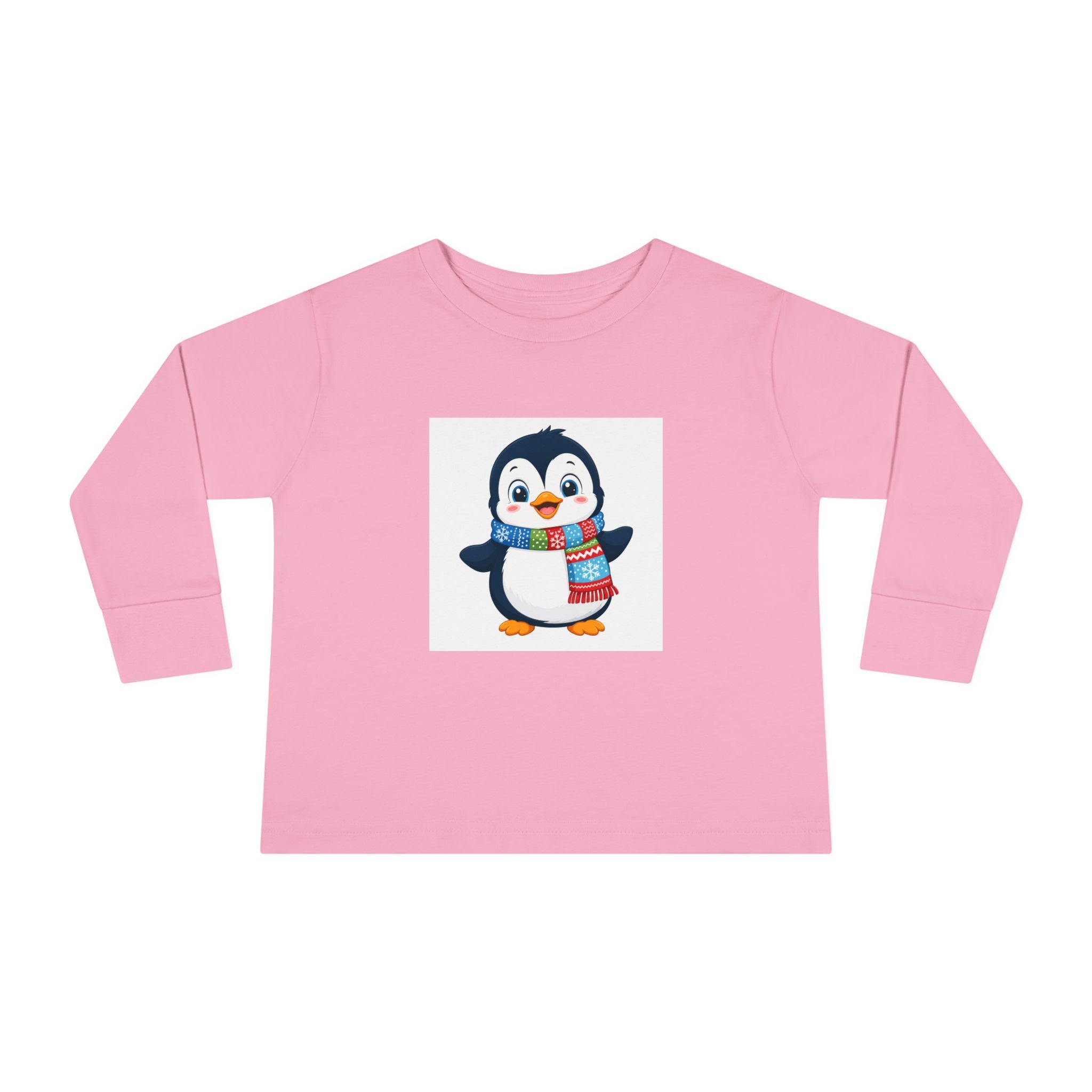 Waddle Penguin kids long-sleeve tee from the Nureli collection, view 7