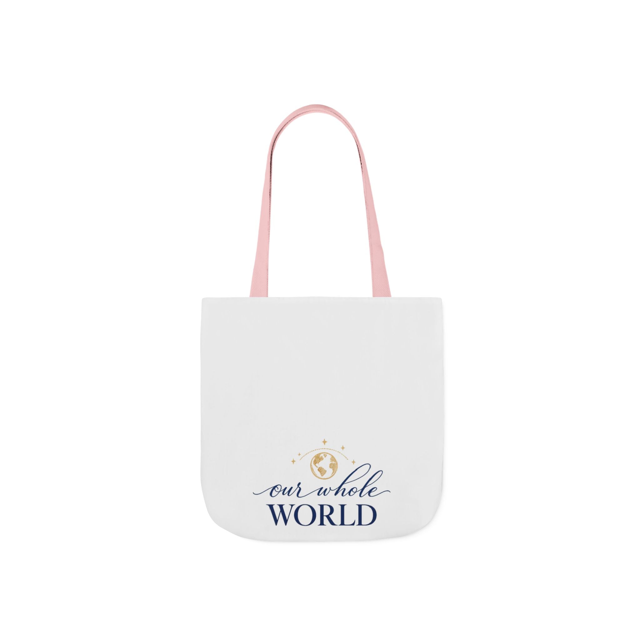 Our Whole World canvas tote bag from the Nureli collection, view 4