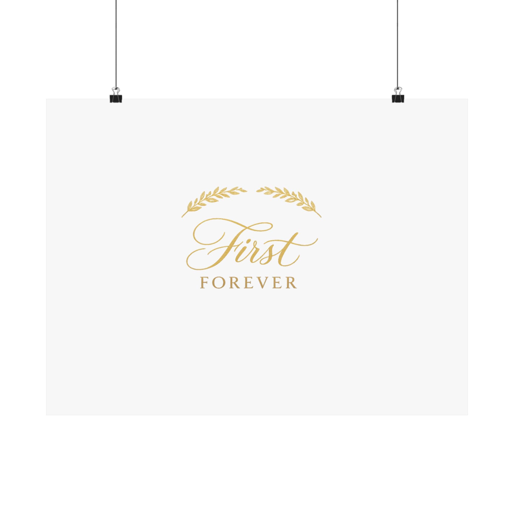 First & Forever Art Print