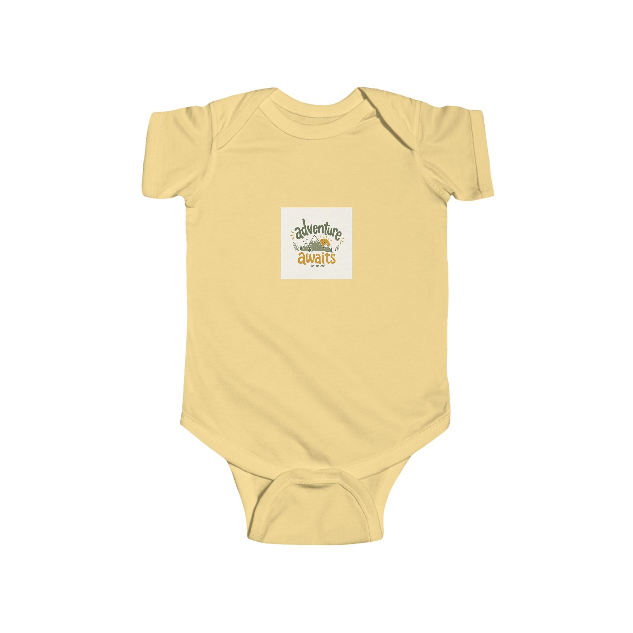 Adventure Awaits soft baby bodysuit from the Nureli collection, view 4