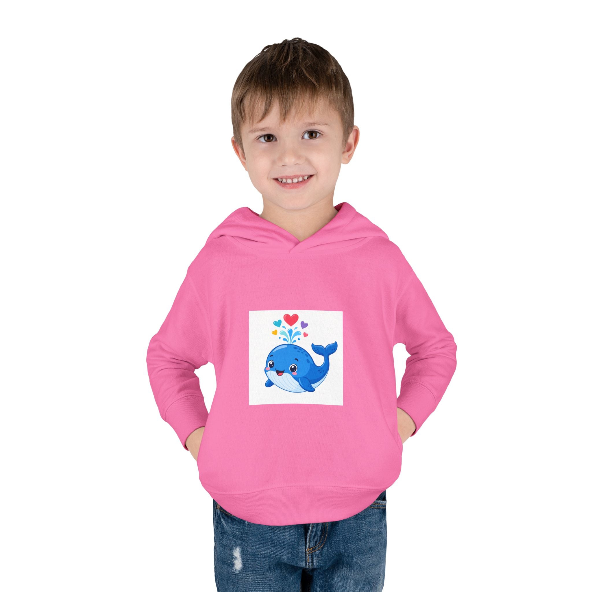 Happy Whale Toddler Hoodie — Nureli Kids
