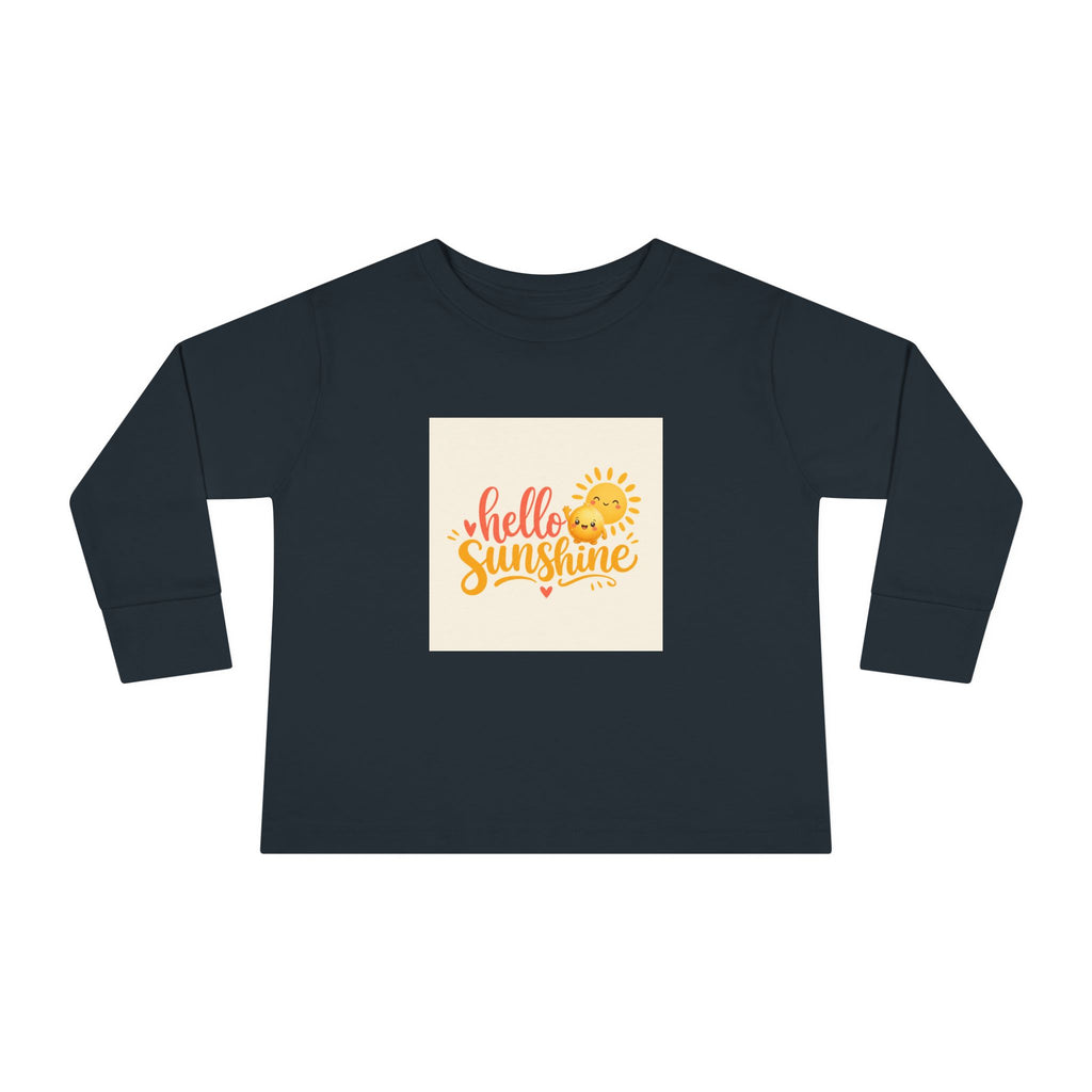 Hello Sunshine kids long-sleeve tee from the Nureli collection, view 5