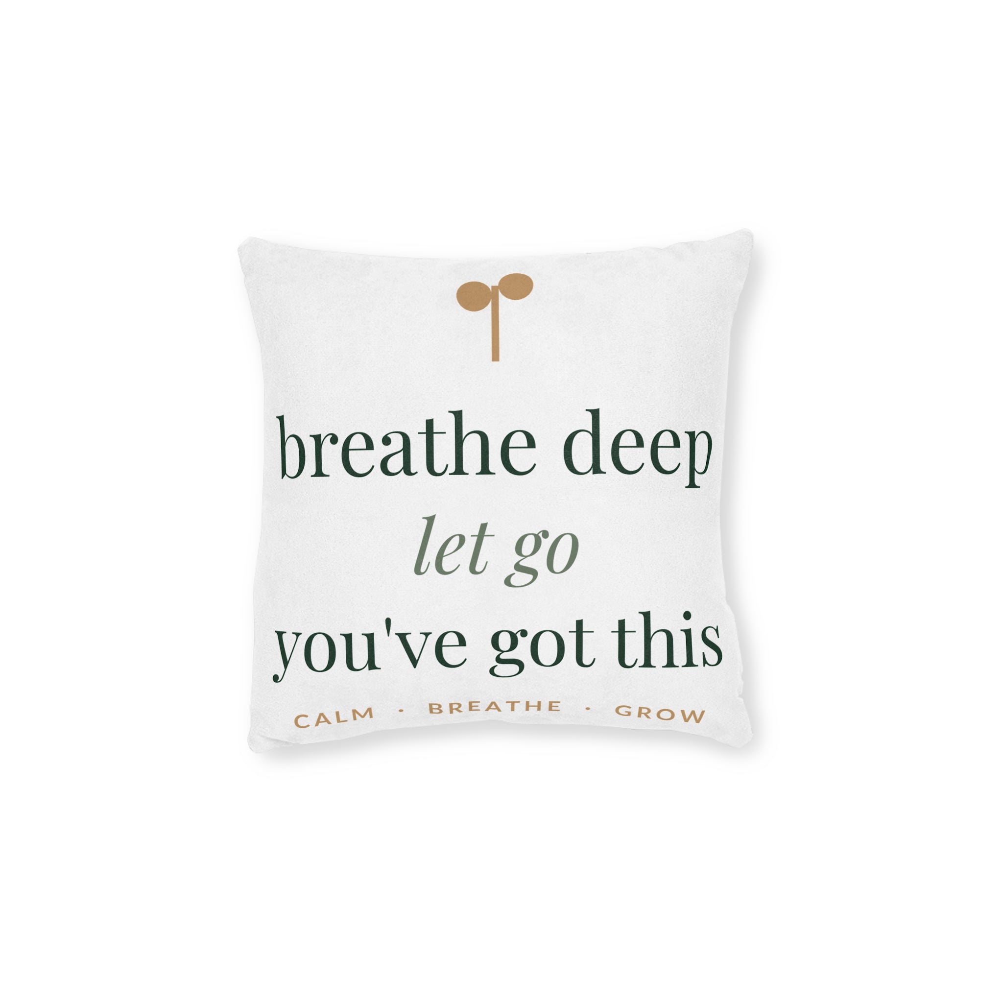 Breathe deep, let go, you've got this Pillow