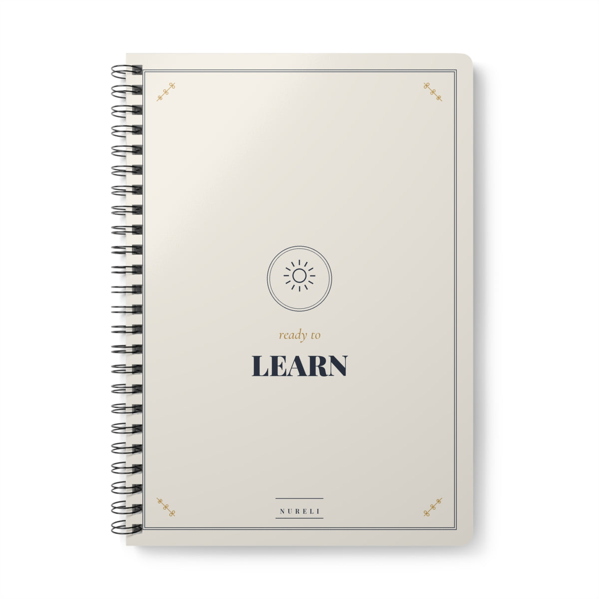 Ready to Learn A5 wirobound lined notebook from the Nureli collection
