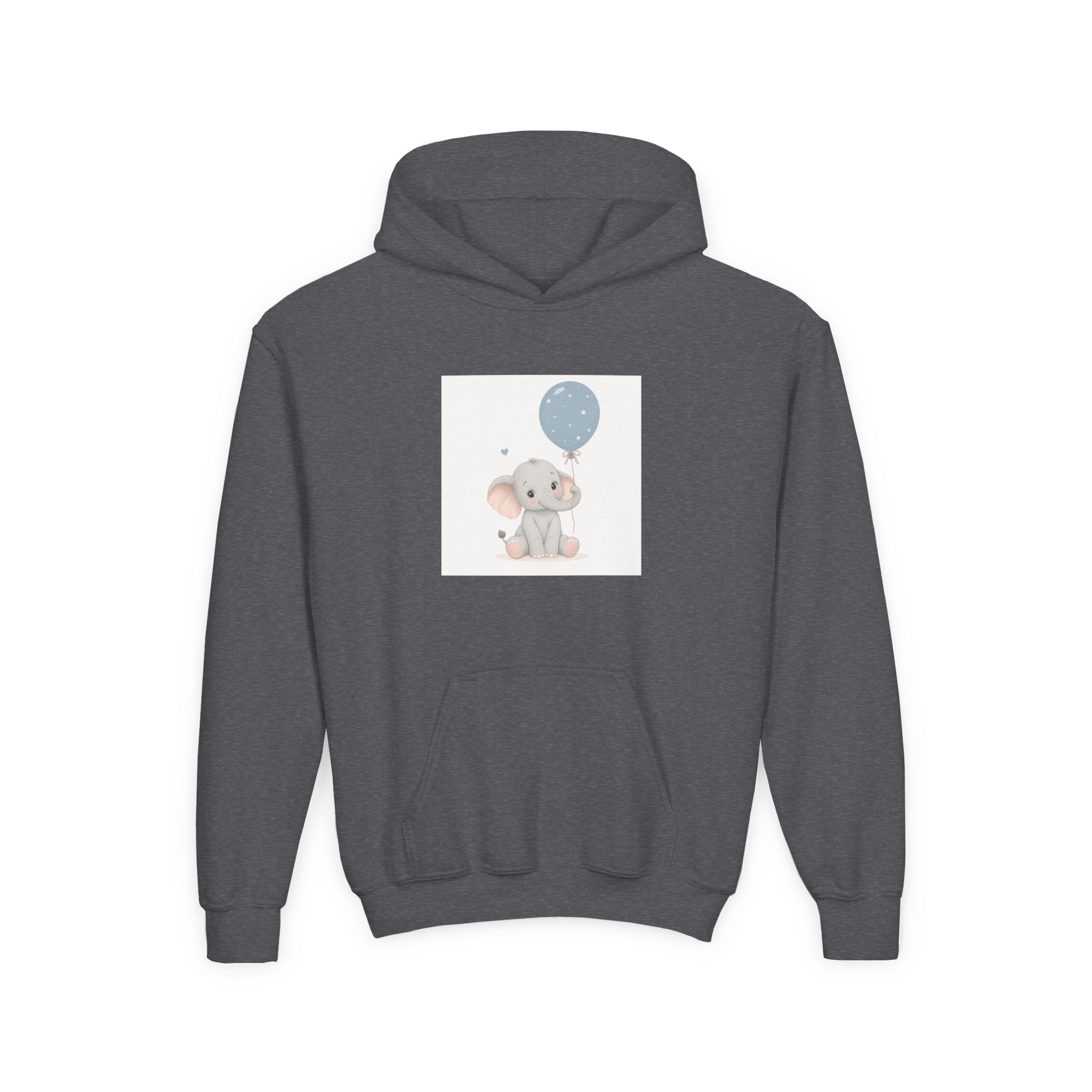 Little Elephant soft toddler hoodie from the Nureli collection, view 9