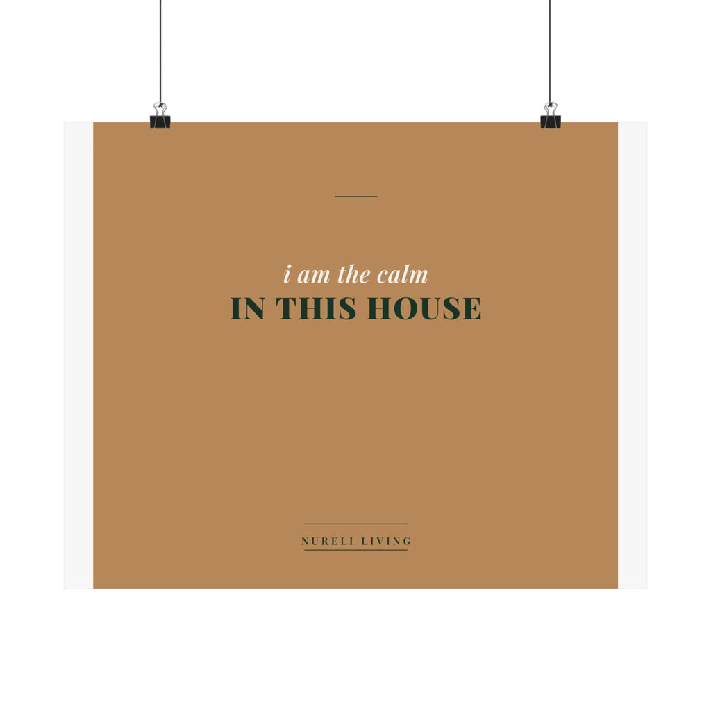 The Calm In This House Art Print