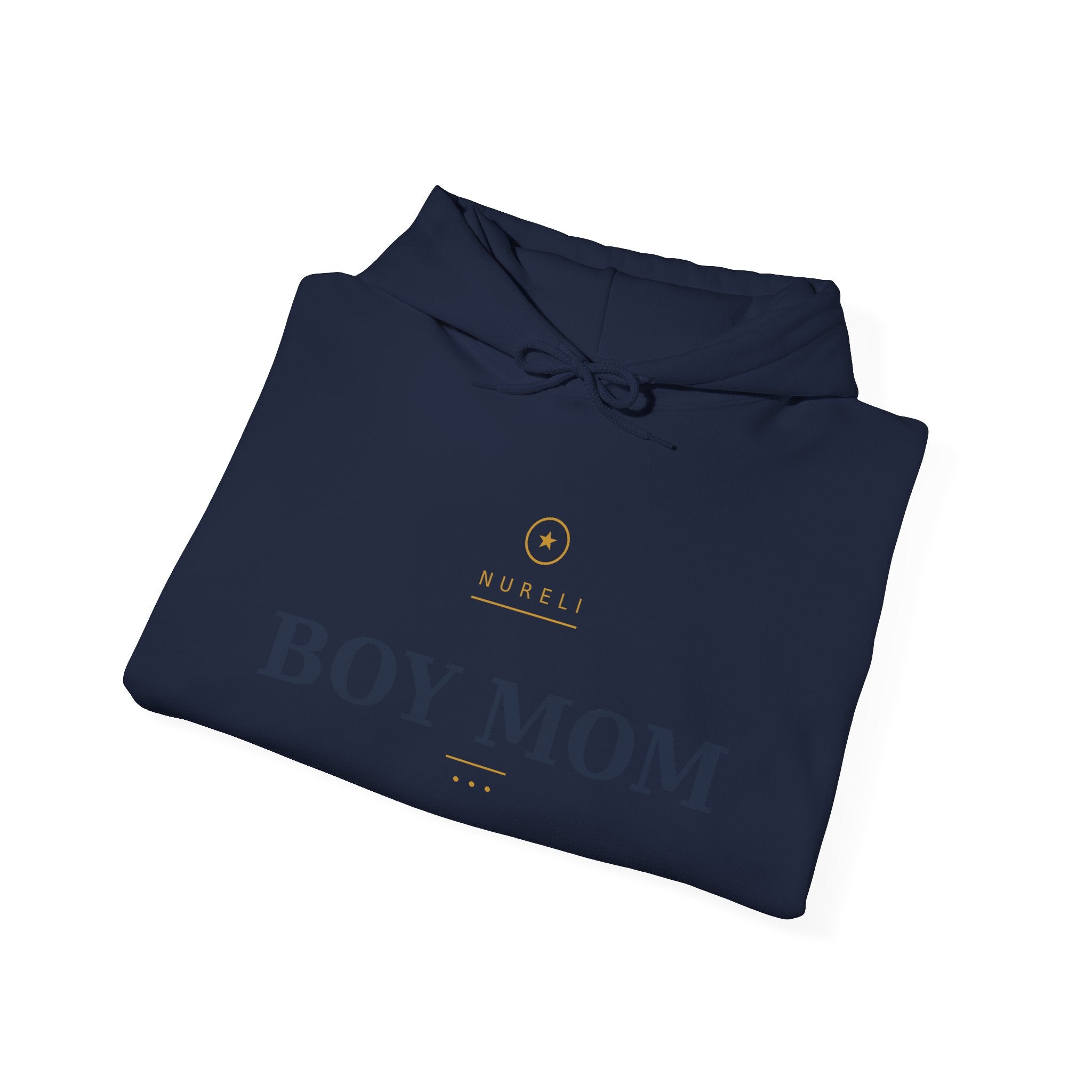 Boy Mom Hoodie — Minimal 'Boy Mom' Pullover for Proud Moms