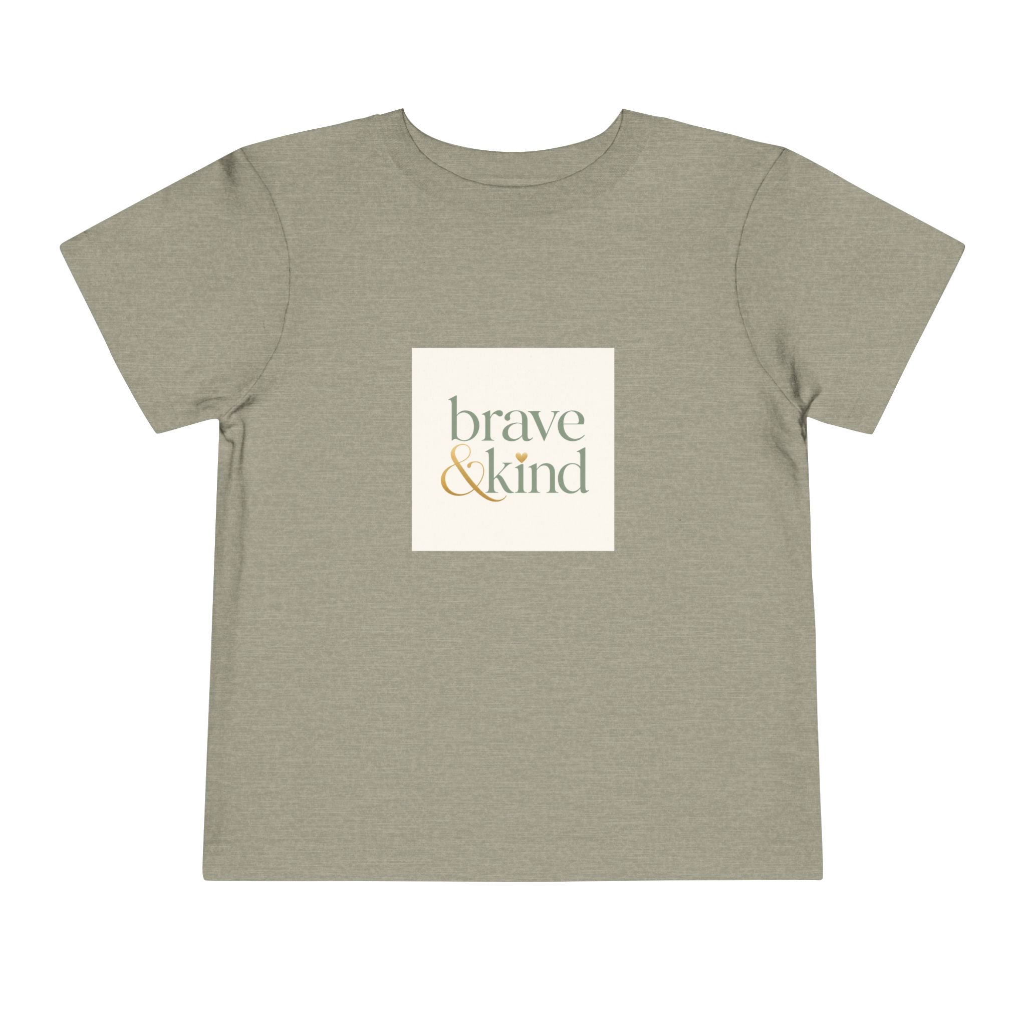 Brave And Kind soft toddler tee from the Nureli collection, view 6
