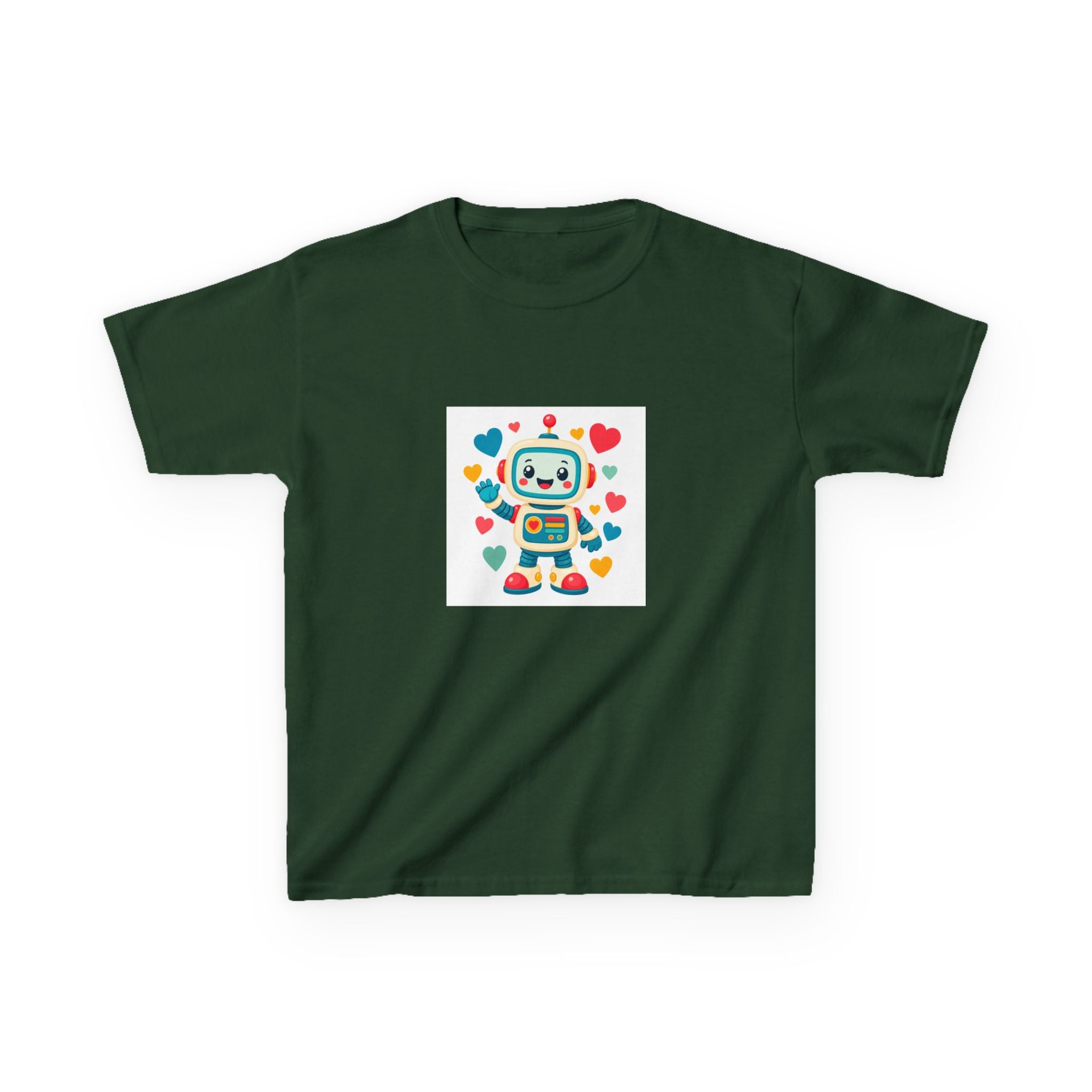Beep Boop Robot soft kids tee from the Nureli collection, view 6