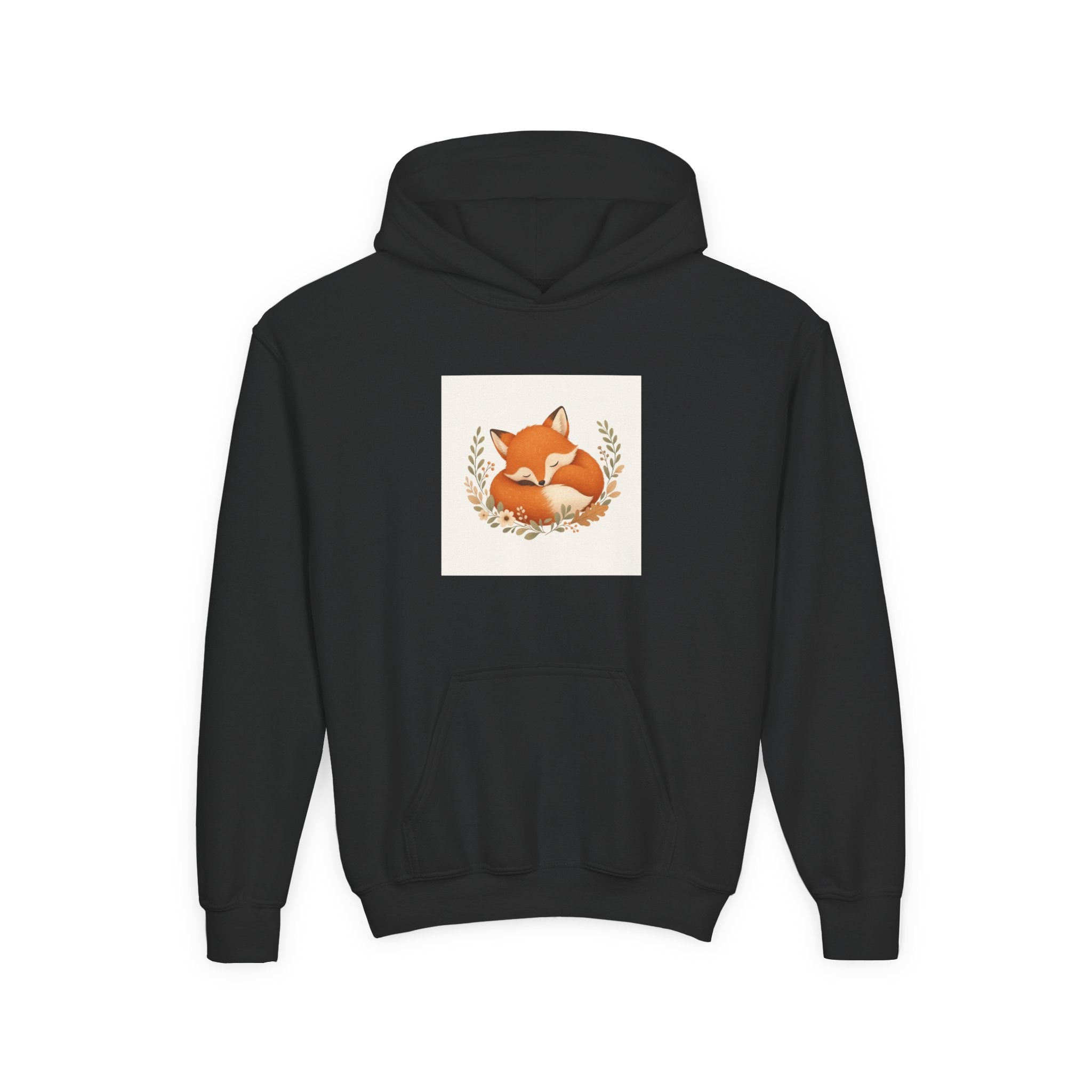 Clever Fox soft toddler hoodie from the Nureli collection, view 2