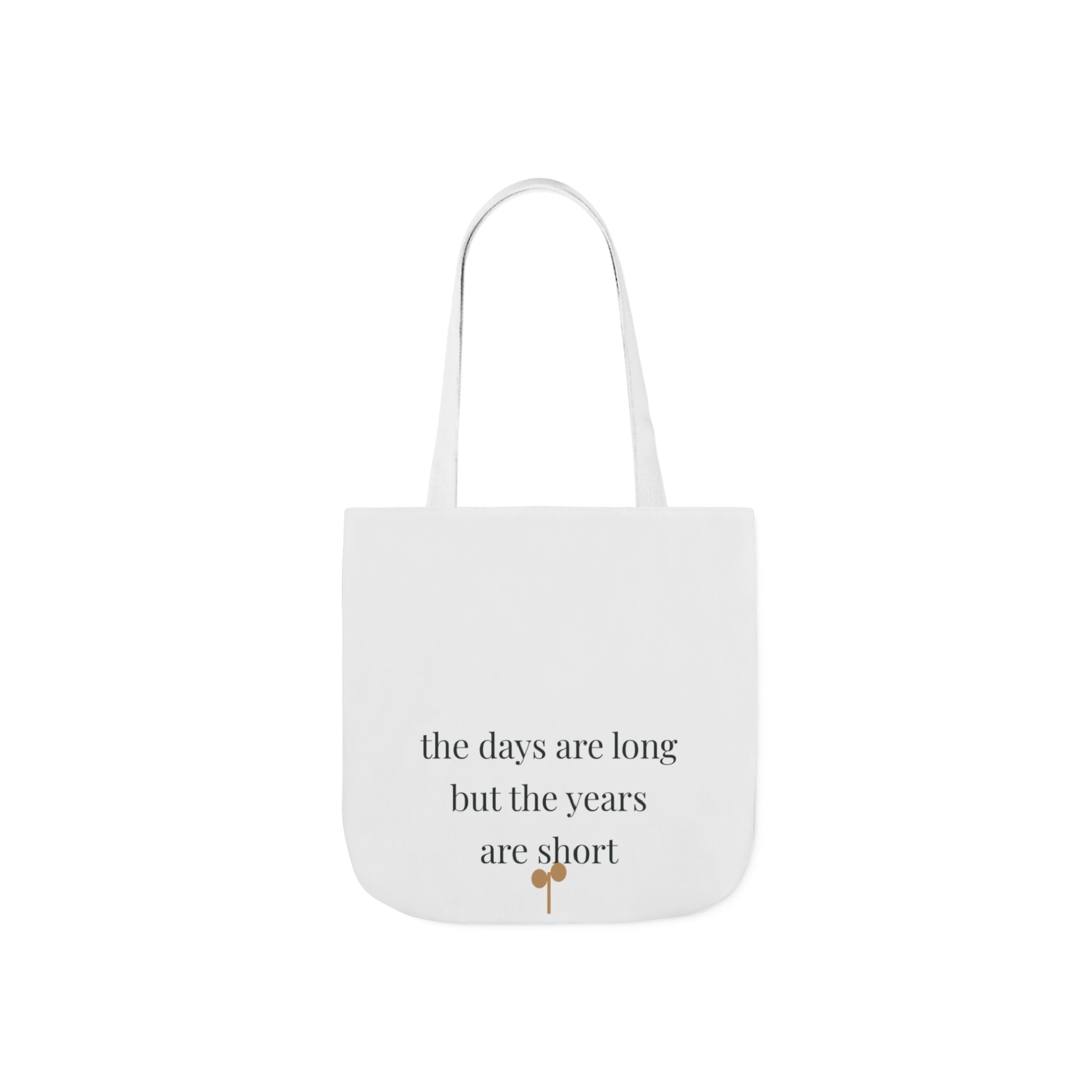 The days are long but the years are short Tote canvas tote bag from the Nureli collection, view 5