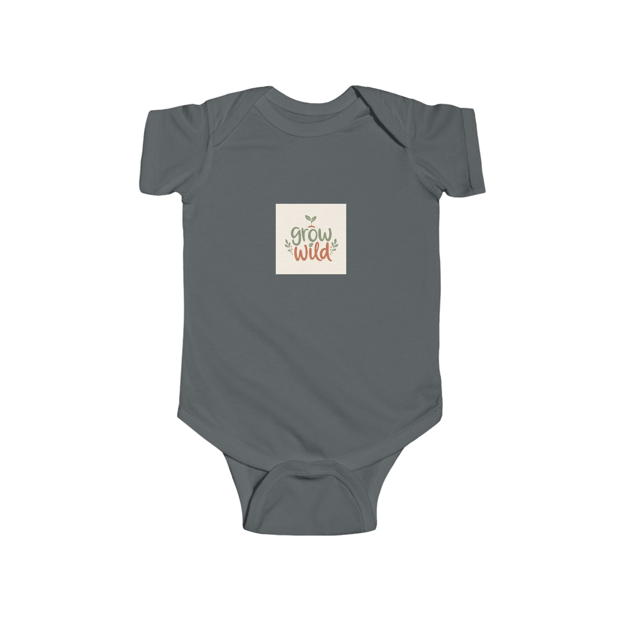 Grow Wild soft baby bodysuit from the Nureli collection, view 7